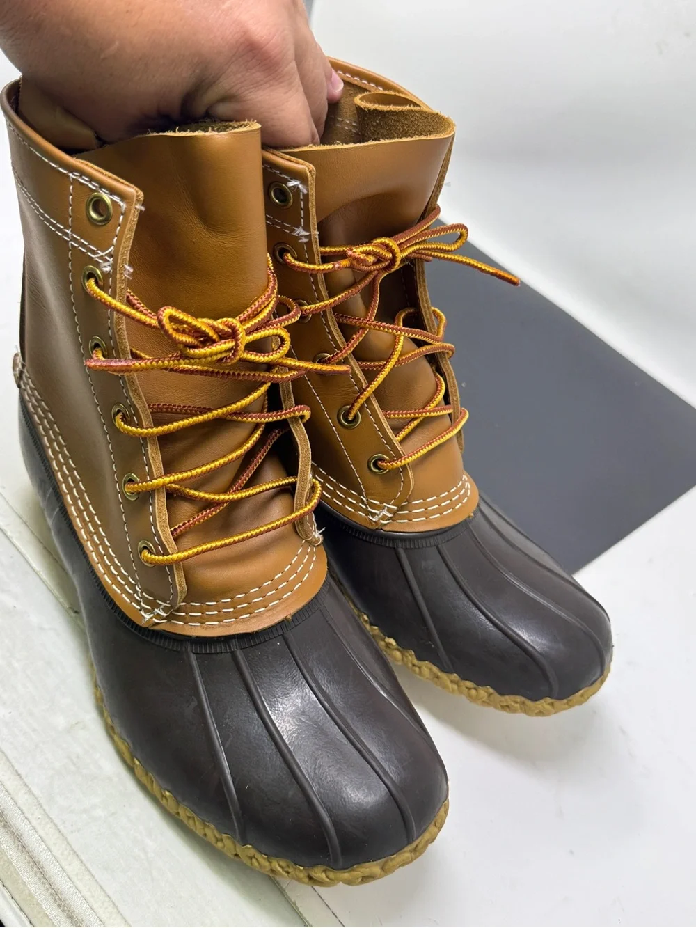 L.L. Bean Bean Duck Boots women’s size  8 excellent
